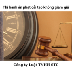 Thi hành án phạt cải tạo không giam giữ